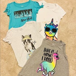 Girls Tees bundle Size 10